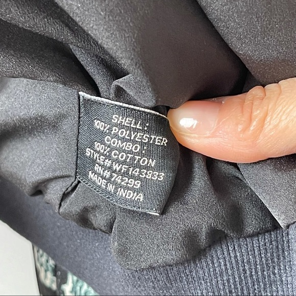 W118 by Walter Baker Snakeskin Print Bomber Jacket Sz M - Picture 7 of 8